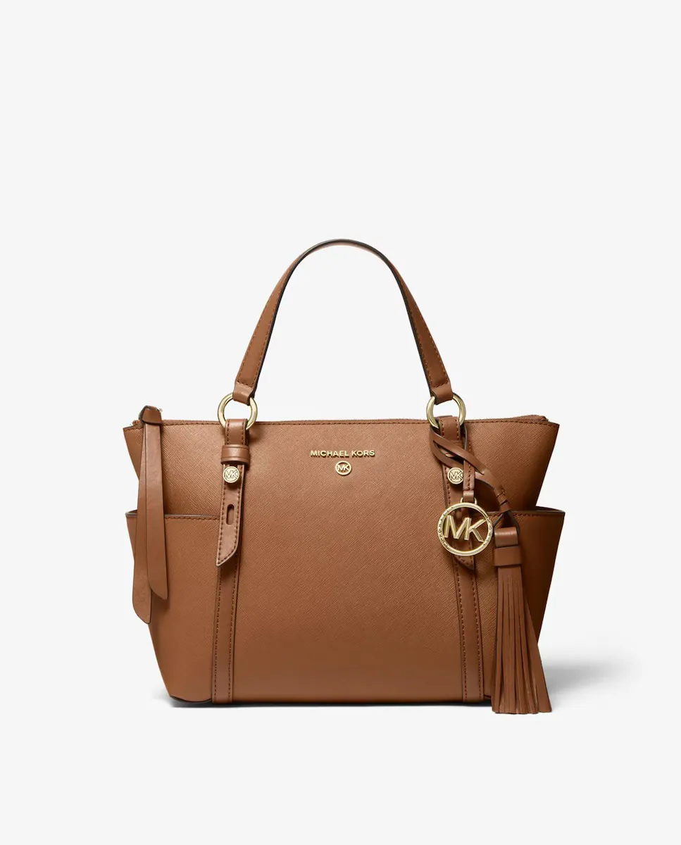 Кожаная сумка через плечо Sullivan, трансформируемая в плечо Michael Michael Kors, коричневый
Кожаная сумка через плечо Sullivan, трансформируемая в плечо Michael Michael Kors, коричневый