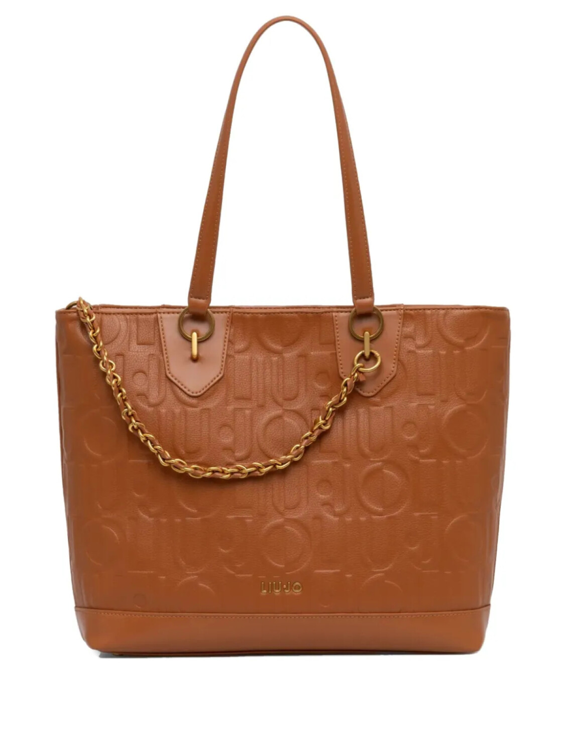 Сумка-шоппер с тисненым логотипом LIU JO, коричневый
Сумка-шоппер с тисненым логотипом LIU JO, коричневый