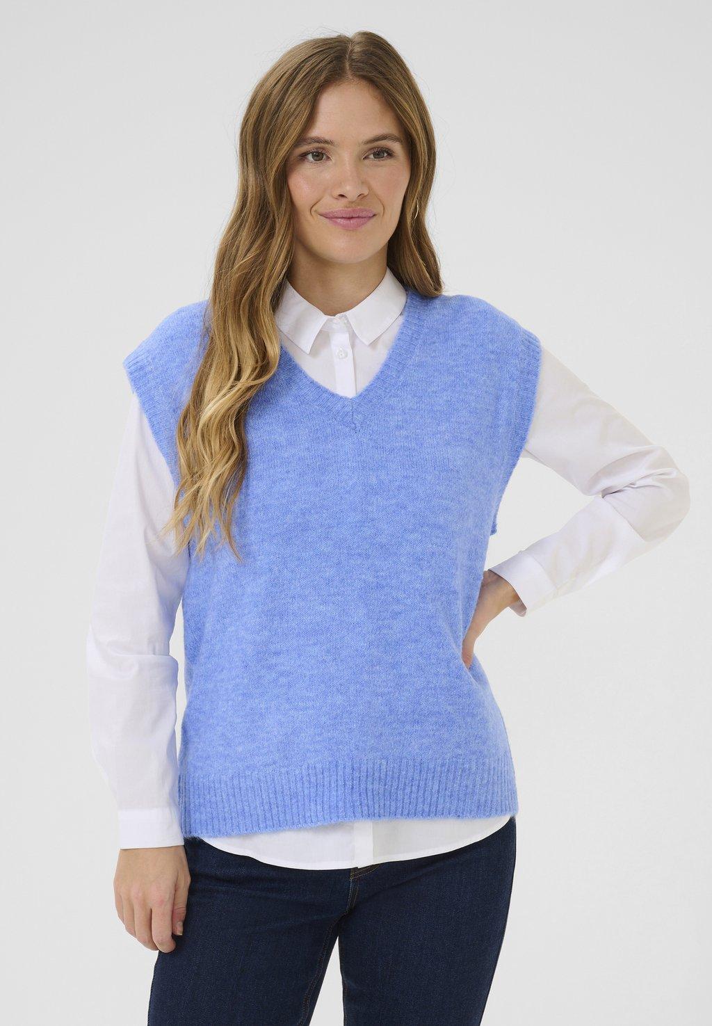 Базовая футболка Kaffe, светло-голубой
Базовая футболка Kaffe, светло-голубой