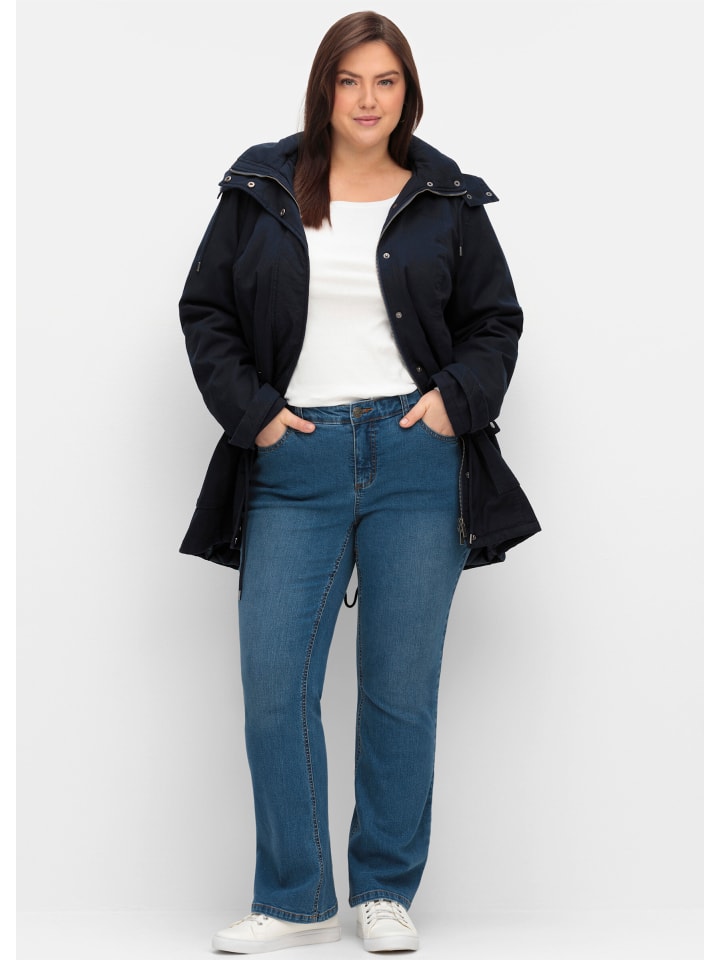 Джинсы sheego, синий деним 
Джинсы sheego, синий деним