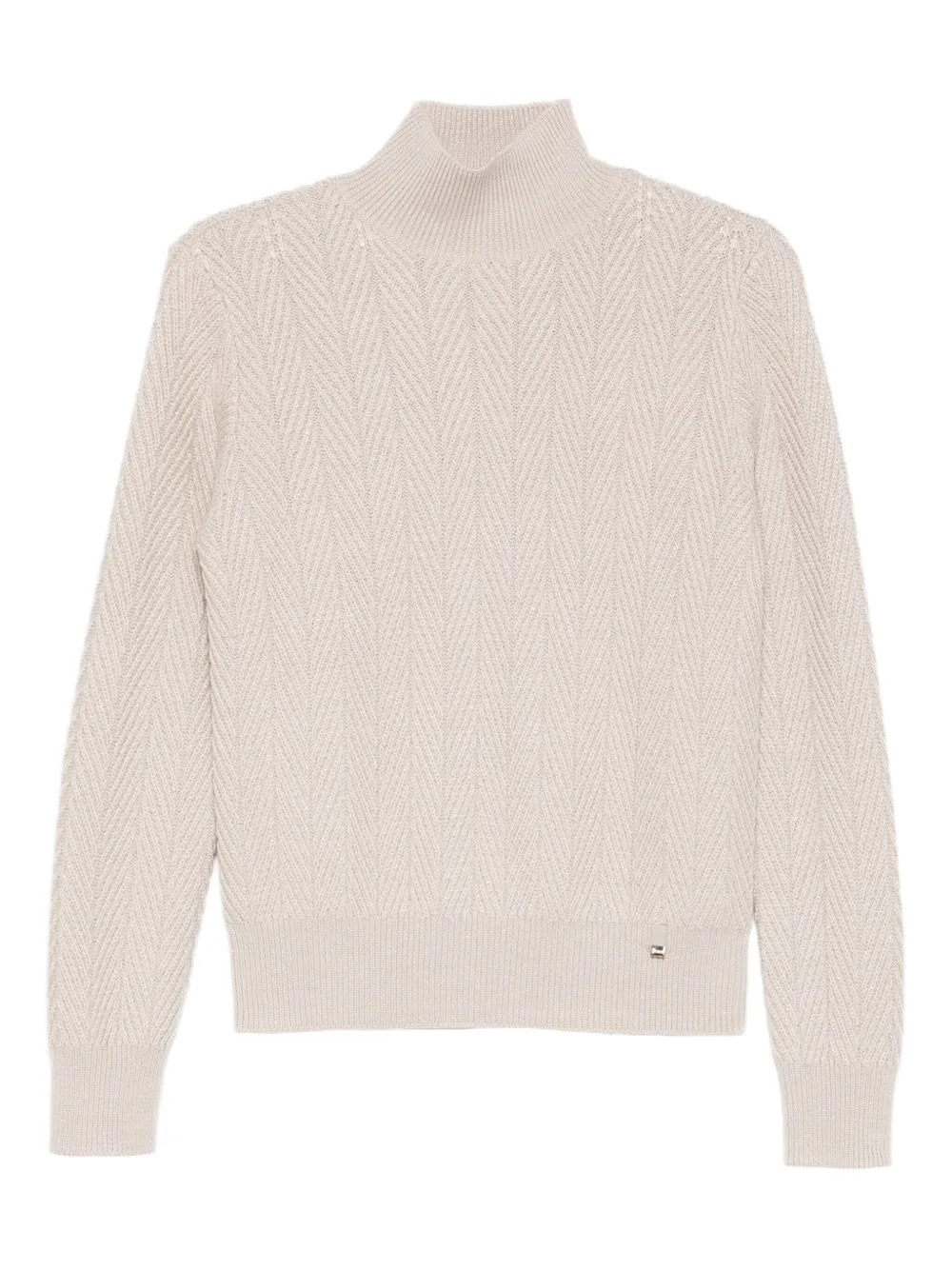 Фактурный свитер с высоким воротником Herno, розовый
Фактурный свитер с высоким воротником Herno, розовый