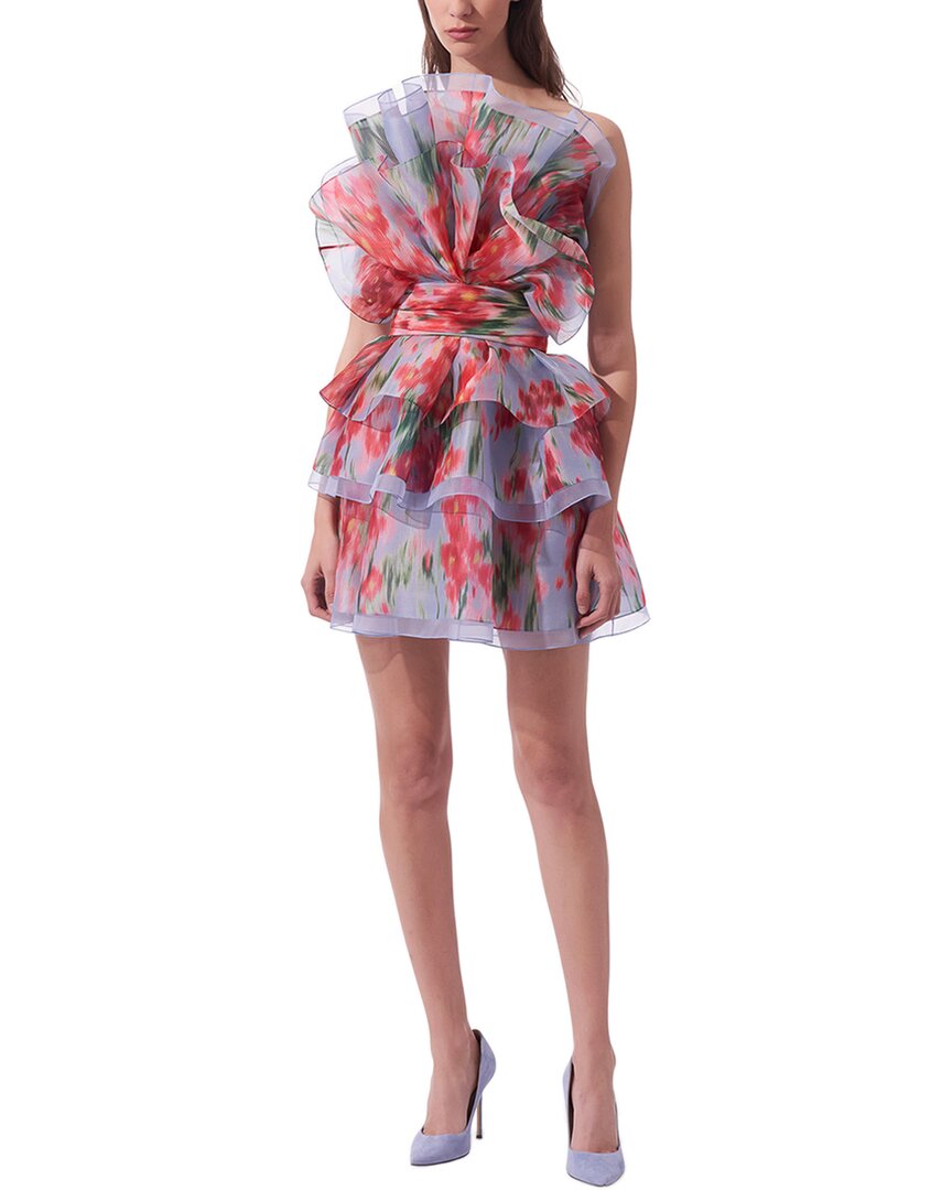 Carolina Herrera Бесшовное ярусное рюш Шелковое мини-платье, мультиколор
Carolina Herrera Бесшовное ярусное рюш Шелковое мини-платье, мультиколор