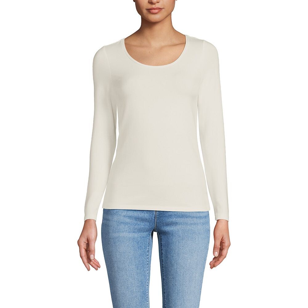 Трикотажная футболка Petite Lands' End с круглым вырезом, цвет Fresh Ivory
Трикотажная футболка Petite Lands' End с круглым вырезом, цвет Fresh Ivory