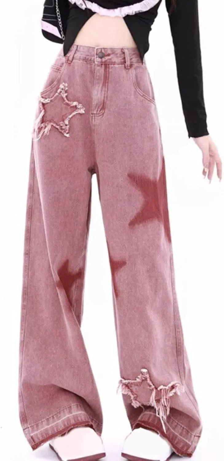 NATHGAM Женские мешковатые джинсы Y2K Grunge Distressed Ripped, высокие, широкие
NATHGAM Женские мешковатые джинсы Y2K Grunge Distressed Ripped, высокие, широкие