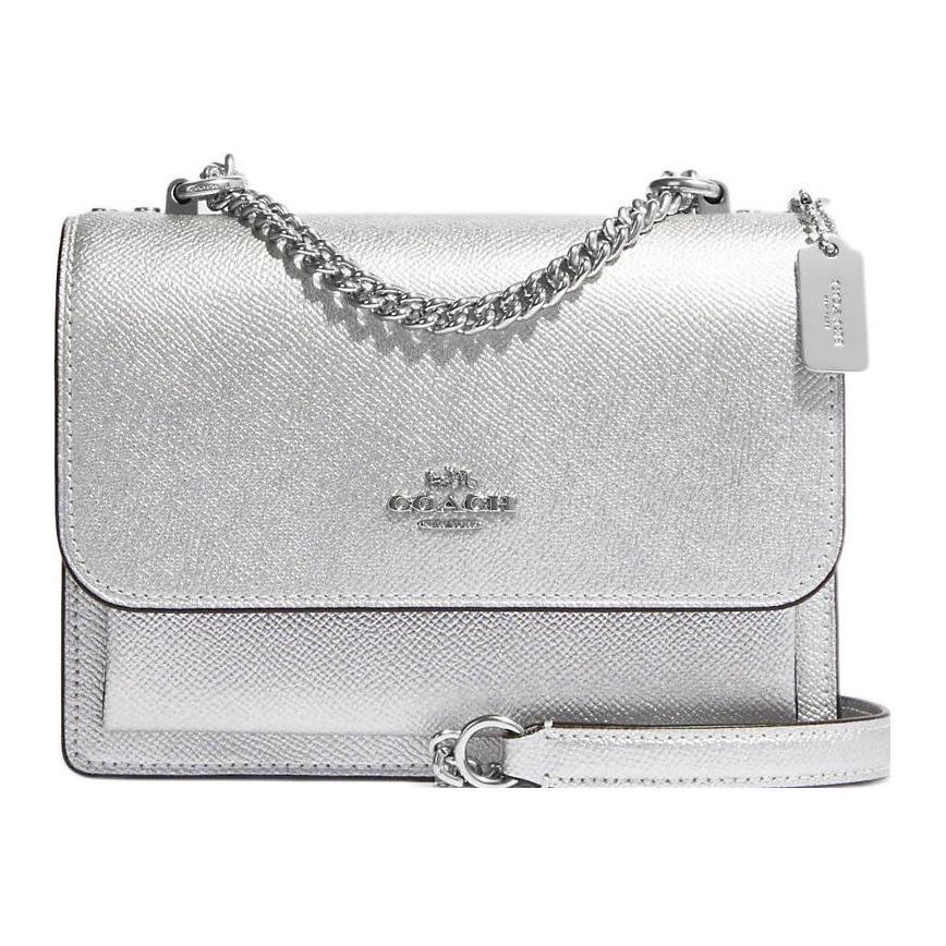 COACH Кожаная сумка Klare через плечо, маленькая женская сумка кроссбоди металлик Silver
COACH Кожаная сумка Klare через плечо, маленькая женская сумка кроссбоди металлик Silver
