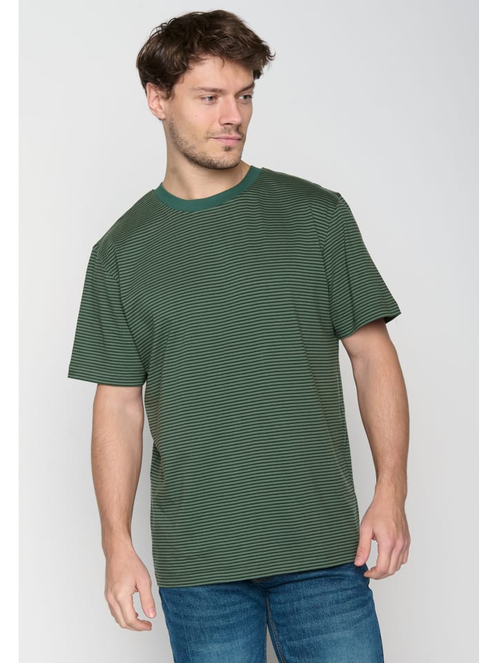Базовая футболка в лесную полоску GreenBomb
Базовая футболка в лесную полоску GreenBomb