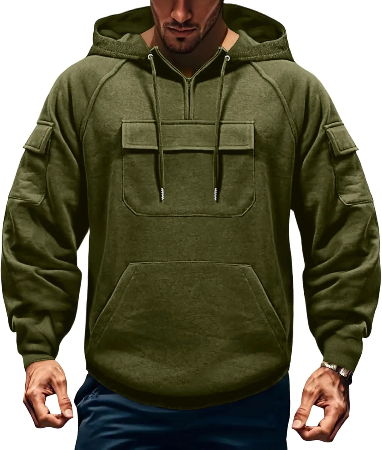 Мужской худи с капюшоном Relaxed Fit, капюшон, смесовая ткань, карман-кенгуру WEIGAIRUPA
Мужской худи с капюшоном Relaxed Fit, капюшон, смесовая ткань, карман-кенгуру WEIGAIRUPA