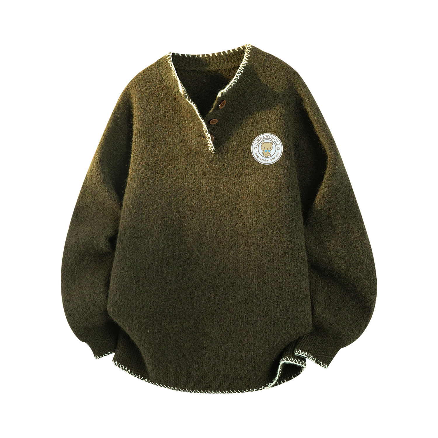 Sanrio Свитер с изображением собаки Югуи из мультфильма «Синнаморолл» (унисекс)
Sanrio Свитер с изображением собаки Югуи из мультфильма «Синнаморолл» (унисекс)