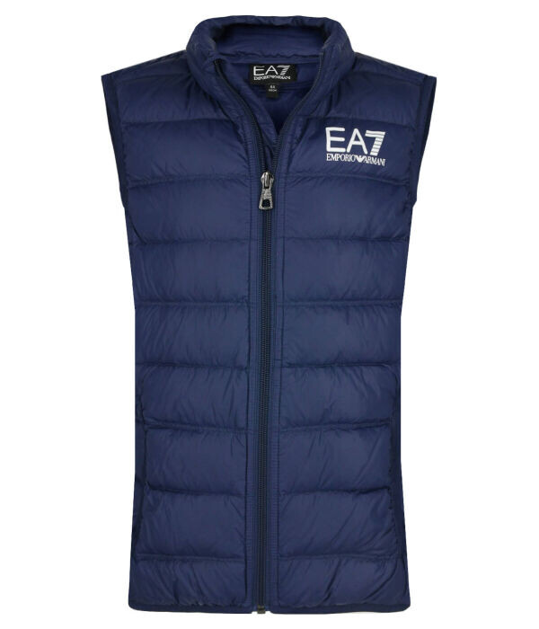 Жилетка Ea7 Regular Fit с логотипом, синий 
Жилетка Ea7 Regular Fit с логотипом, синий