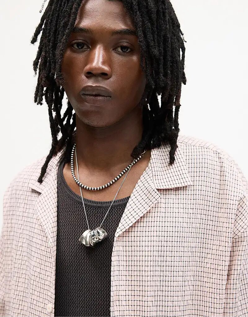 Рубашка с короткими рукавами Pull&Bear в клетку красного цвета
Рубашка с короткими рукавами Pull&Bear в клетку красного цвета