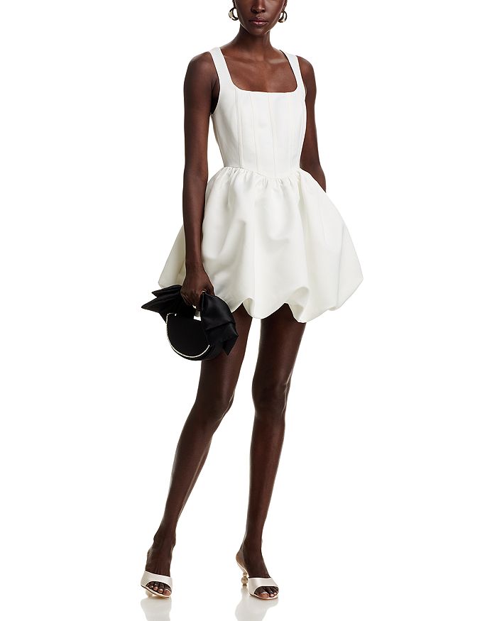 Корсетное мини-платье - эксклюзив AQUA, белый 
Корсетное мини-платье - эксклюзив AQUA, белый