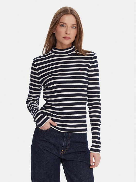 Блузка slim fit WW0WW47307 Tommy Hilfiger, синий
Блузка slim fit WW0WW47307 Tommy Hilfiger, синий