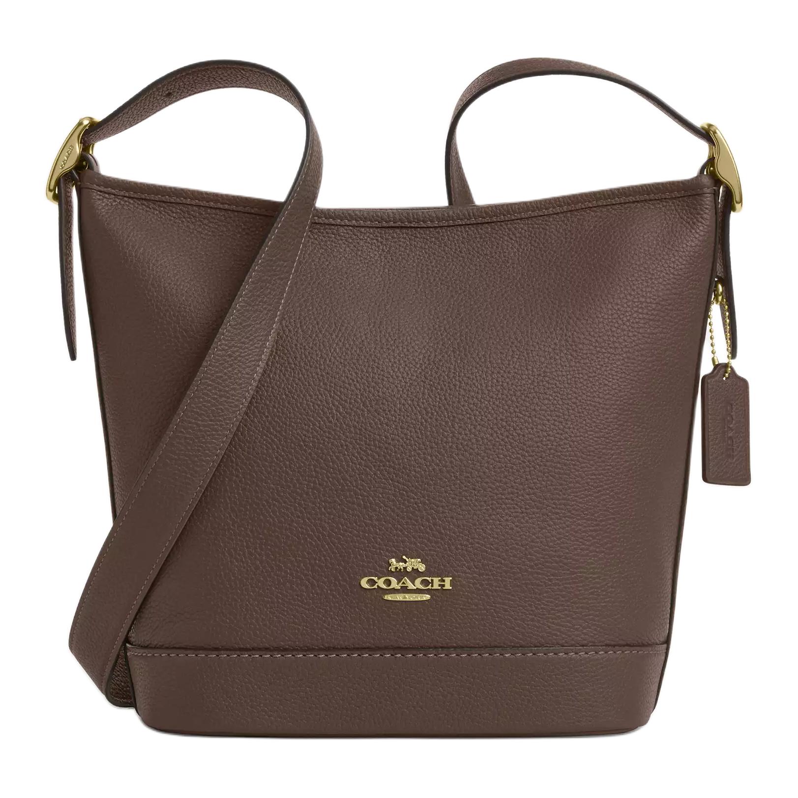 COACH Кожаная женская сумка через плечо коричневая
COACH Кожаная женская сумка через плечо коричневая