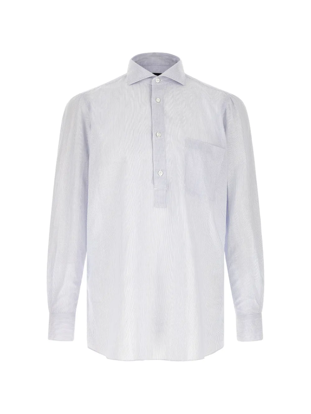 Полосатая рубашка на молнии до половины Finamore 1925 Napoli, белый
Полосатая рубашка на молнии до половины Finamore 1925 Napoli, белый