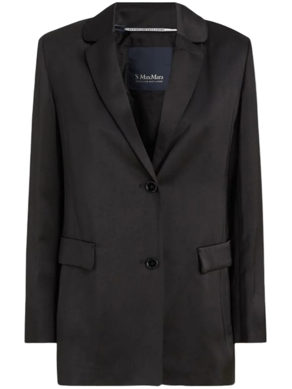 Пиджак с заостренными лацканами MAX MARA, черный
Пиджак с заостренными лацканами MAX MARA, черный