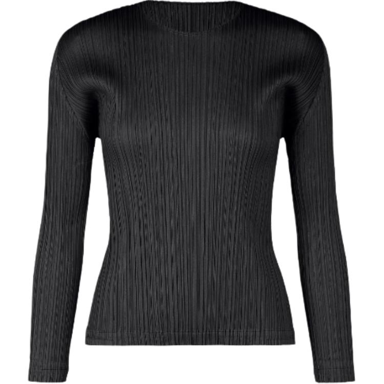 Pleats Please плиссированный топ с длинными рукавами ISSEY MIYAKE, черный
Pleats Please плиссированный топ с длинными рукавами ISSEY MIYAKE, черный