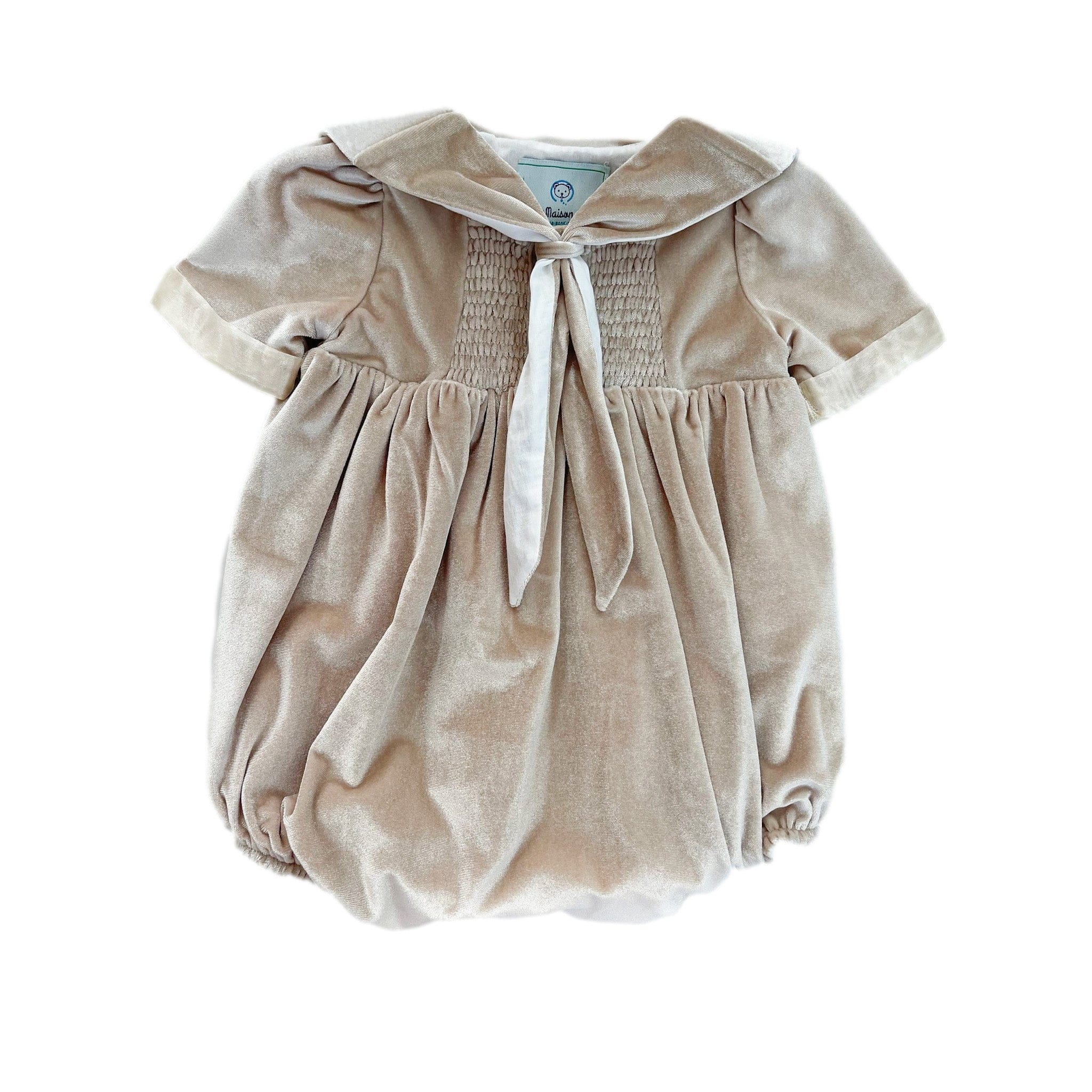 Хлопковый ромпер Helenus Velour Petite Maison Kids, бежевый
Хлопковый ромпер Helenus Velour Petite Maison Kids, бежевый