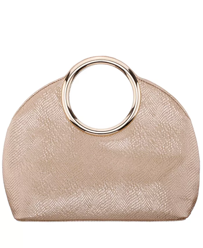 Сумка-хобо с тиснением под змею и металлическими ручками Nina, золотой
Сумка-хобо с тиснением под змею и металлическими ручками Nina, золотой