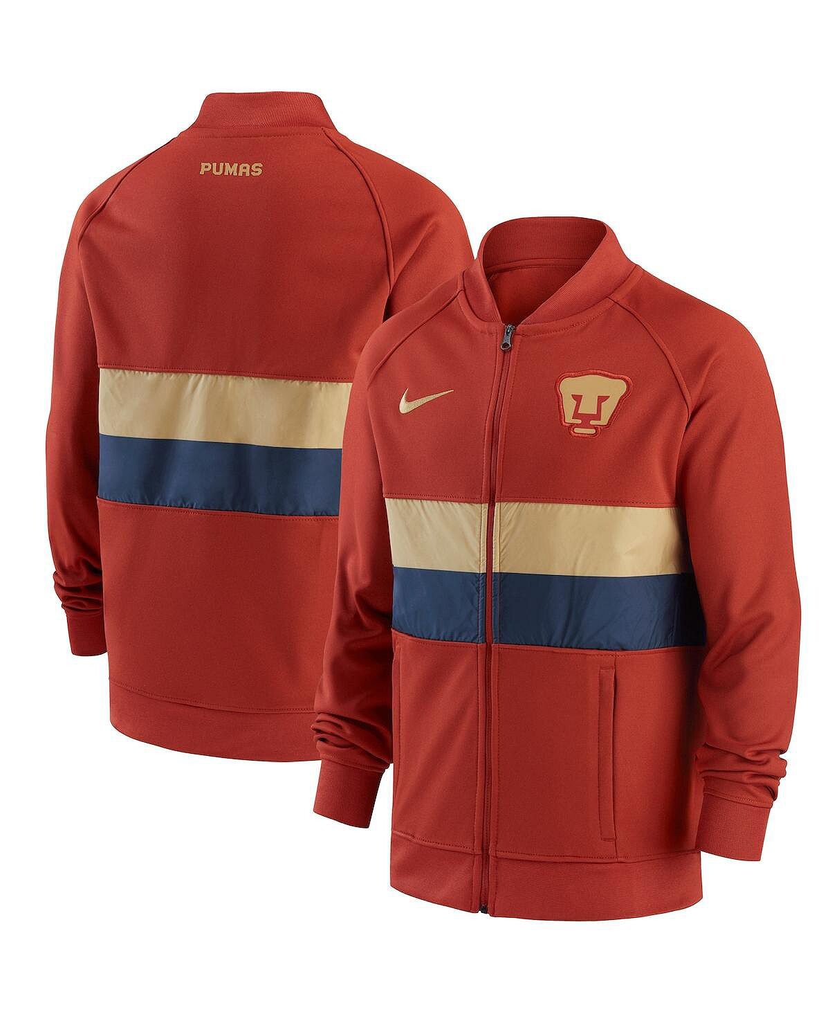 Куртка Big Boys Burnt Orange Pumas I96 Anthem с молнией во всю длину реглан Nike
Куртка Big Boys Burnt Orange Pumas I96 Anthem с молнией во всю длину реглан Nike