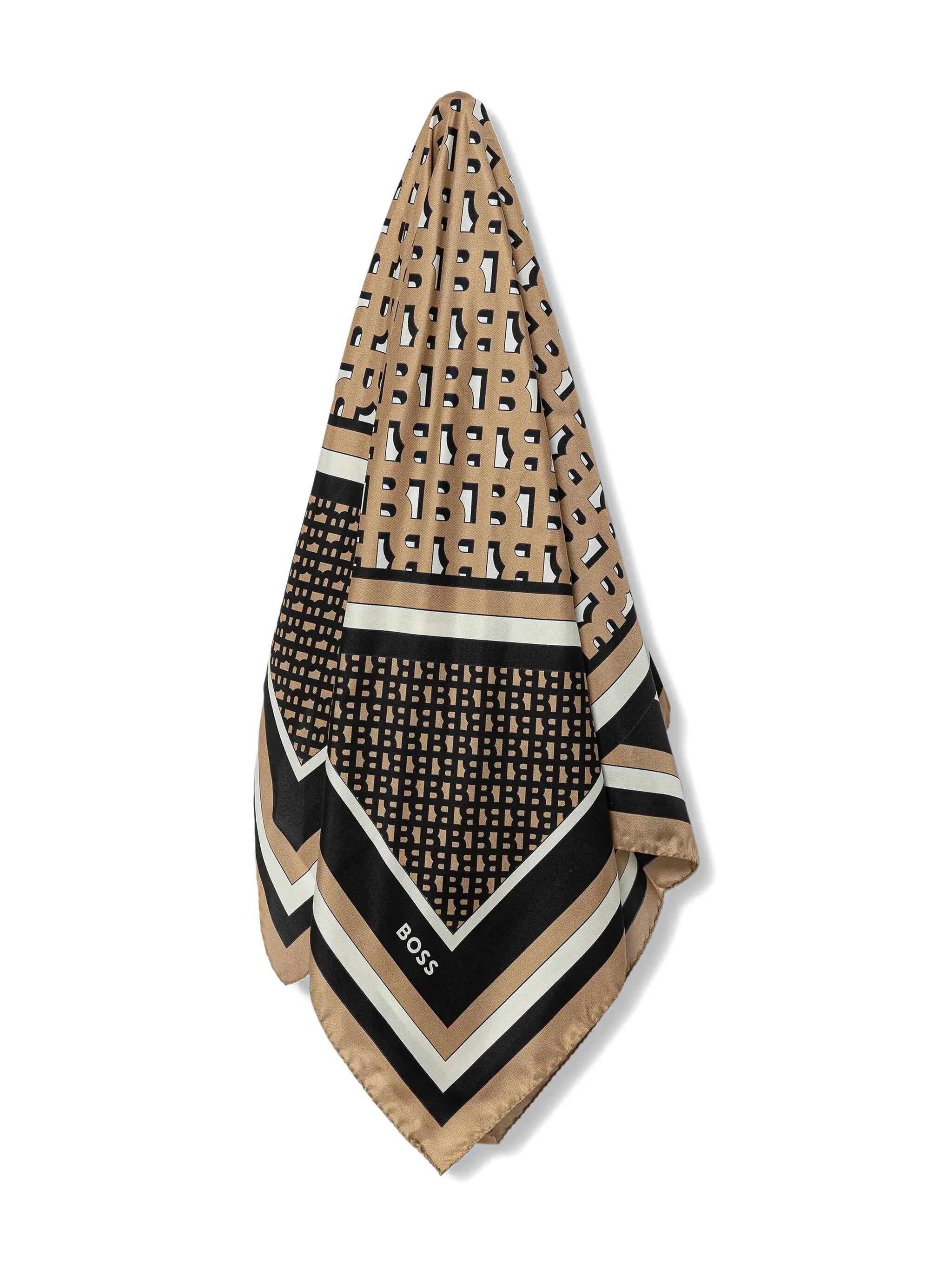 Шарф с рисунком Boss, бежевый
Шарф с рисунком Boss, бежевый