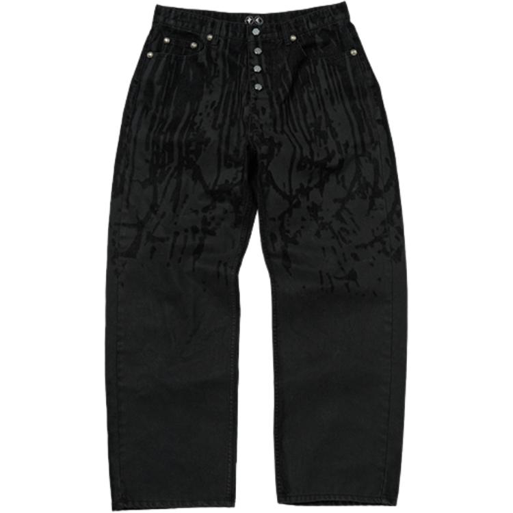 Джинсы с лазерной резкой THUG CLUB, черный
Джинсы с лазерной резкой THUG CLUB, черный