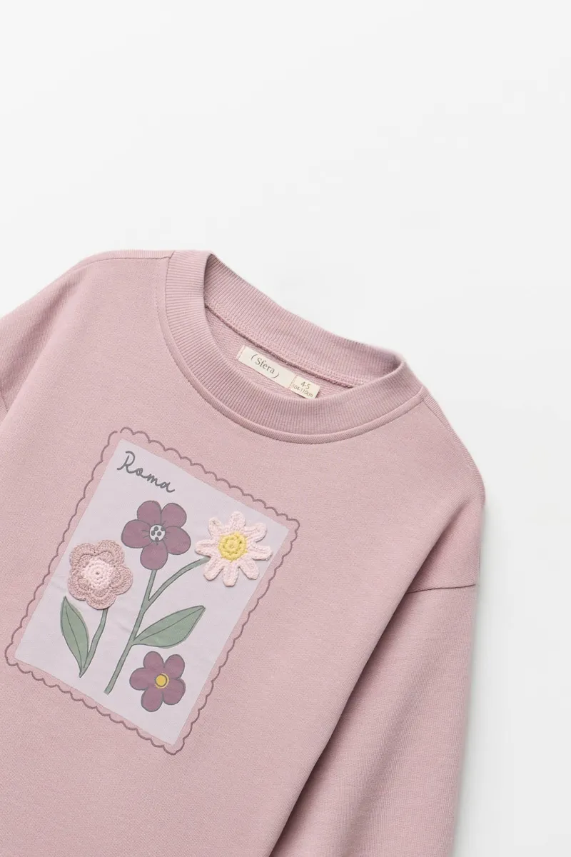 Свитер с цветочным кружевом Sfera, сиреневый
Свитер с цветочным кружевом Sfera, сиреневый