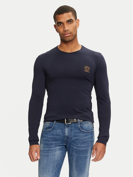 Лонгслив regular fit AUU01007 1A1001 Versace, синий
Лонгслив regular fit AUU01007 1A1001 Versace, синий