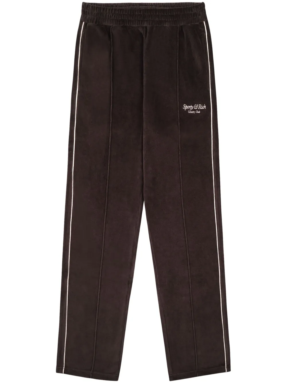 Велюровые брюки с логотипом Script Sporty & Rich, коричневый
Велюровые брюки с логотипом Script Sporty & Rich, коричневый