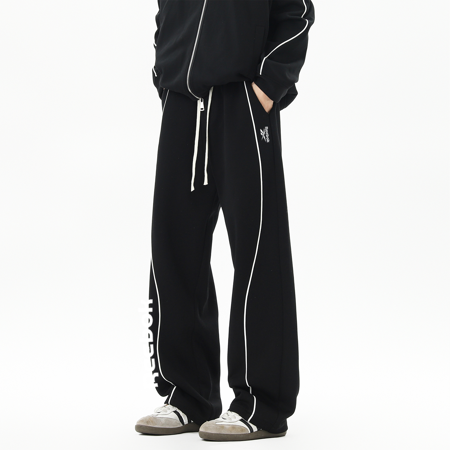 Повседневные брюки Unisex Moderate Straight Fit Reebok, белый серый
Повседневные брюки Unisex Moderate Straight Fit Reebok, белый серый