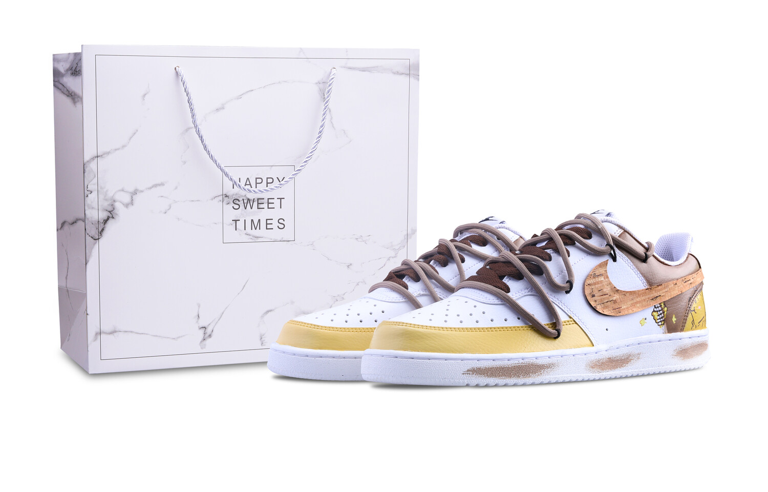Кроссовки Nike Court Vision 1 Skateboarding Shoes Men Low-top White/Yellow/Brown, желтый
Кроссовки Nike Court Vision 1 Skateboarding Shoes Men Low-top White/Yellow/Brown, желтый