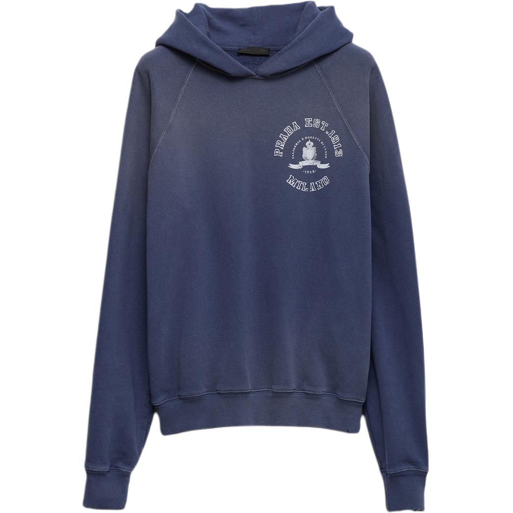 Хлопковый худи PRADA, синий
Хлопковый худи PRADA, синий