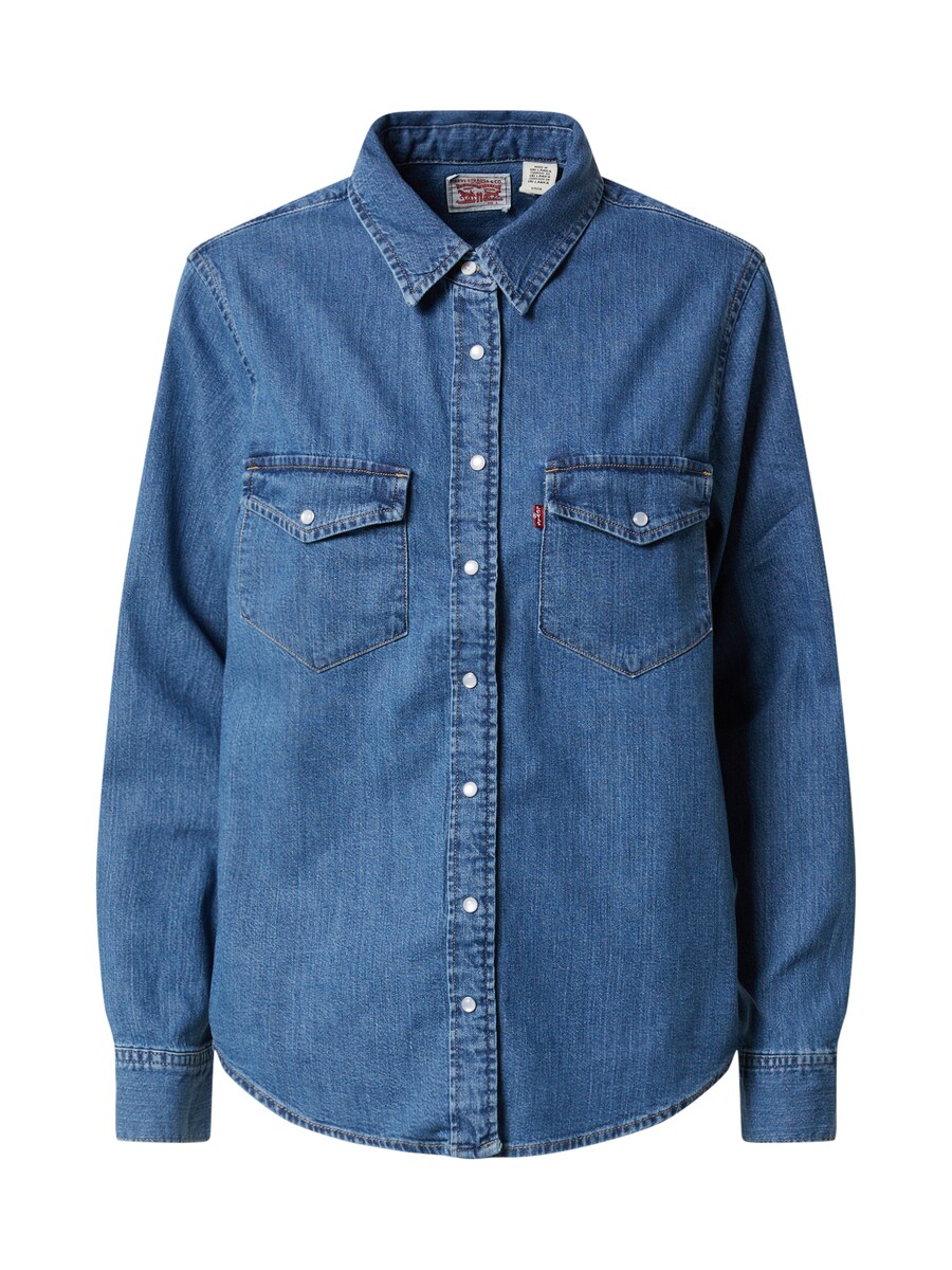 Блузка LEVI'S Essential, синий деним
Блузка LEVI'S Essential, синий деним