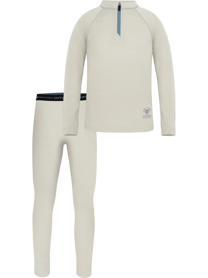 Normani Outdoor Sports Топ из мериносовой шерсти «Ньяпари» и брюки из мериносовой шерсти «Маккей» кремового цвета
Normani Outdoor Sports Топ из мериносовой шерсти «Ньяпари» и брюки из мериносовой шерсти «Маккей» кремового цвета