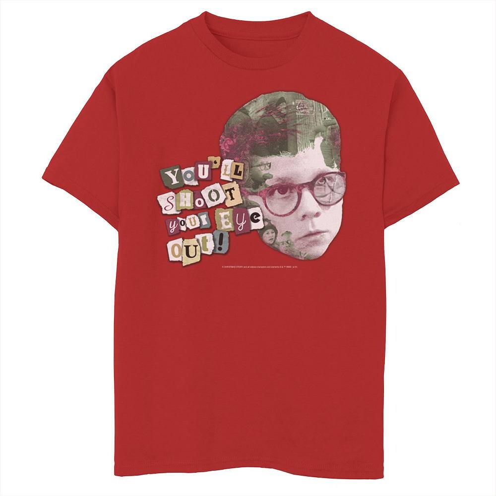 Футболка с коллажем для мальчиков 8–20 лет «Рождественская история Ральфи, ты выстрелишь глаз» Licensed Character, красный
Футболка с коллажем для мальчиков 8–20 лет «Рождественская история Ральфи, ты выстрелишь глаз» Licensed Character, красный