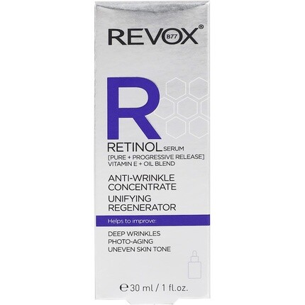 Revox Retinol Serum Unifying Regenerator Концентрат против морщин 30 мл
Revox Retinol Serum Unifying Regenerator Концентрат против морщин 30 мл