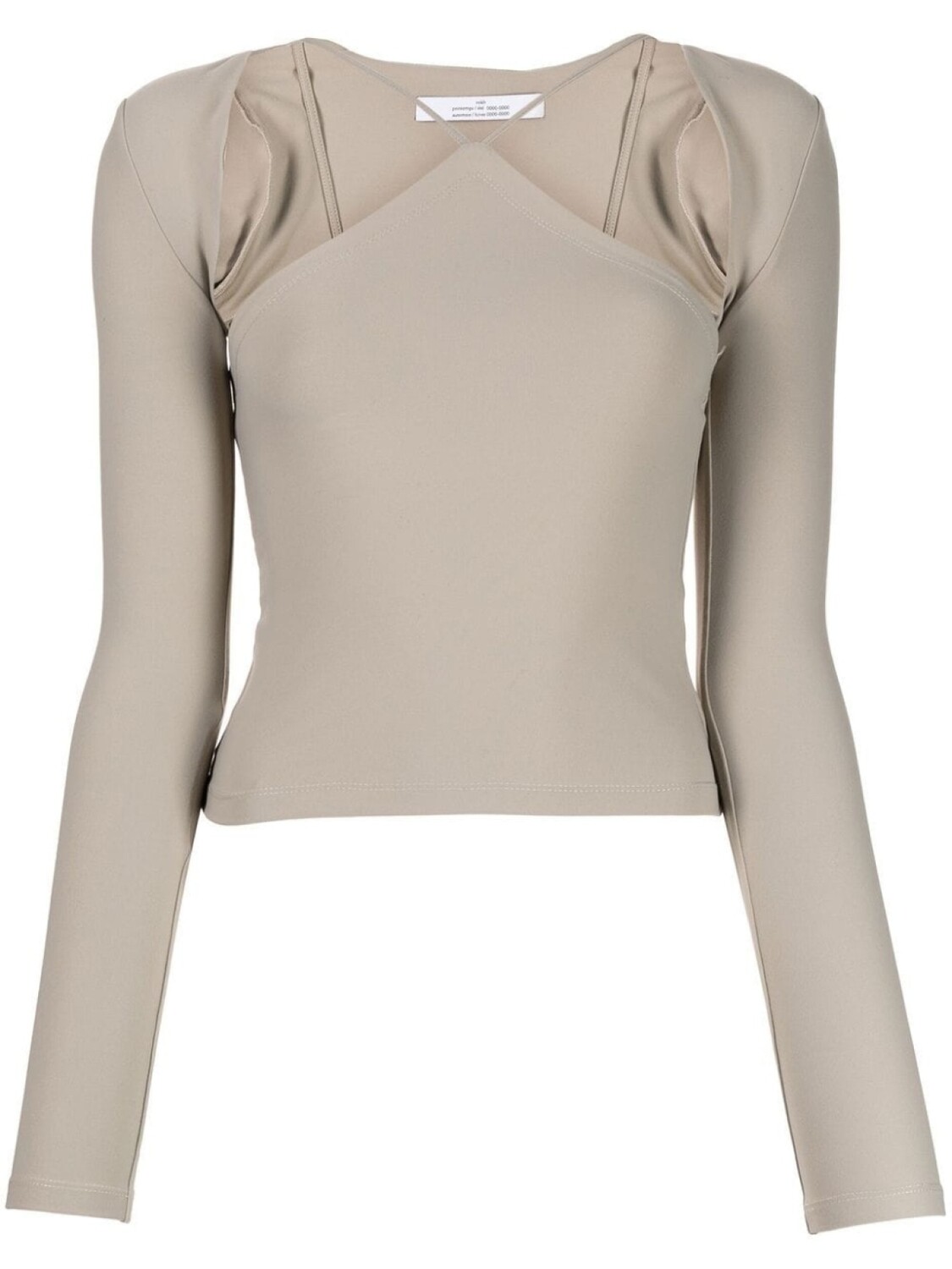 Rokh футболка с длинными рукавами и вырезами, серый
Rokh футболка с длинными рукавами и вырезами, серый