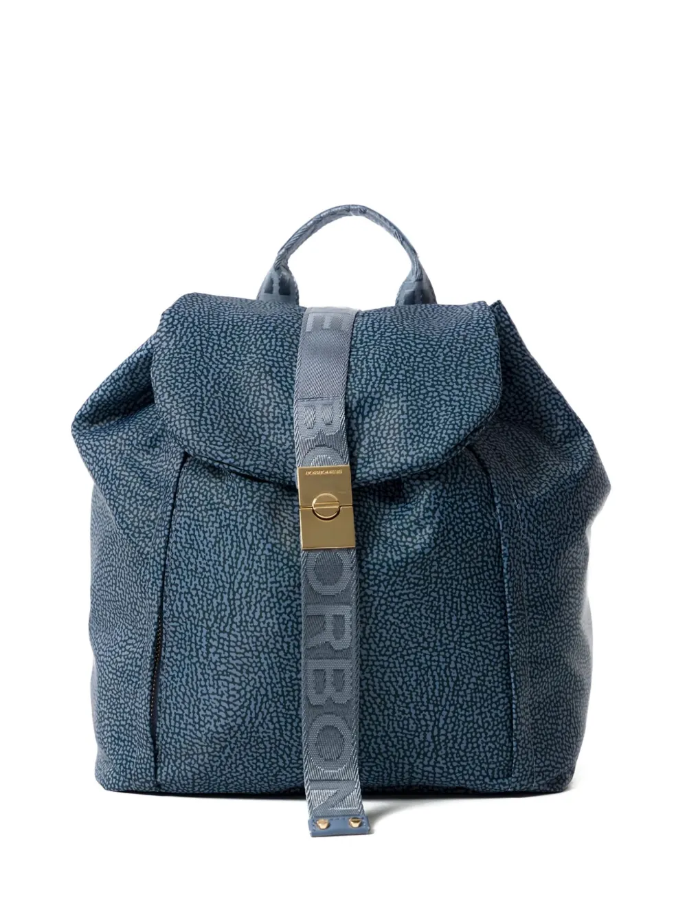 Рюкзак среднего размера с логотипом Borbonese, синий
Рюкзак среднего размера с логотипом Borbonese, синий