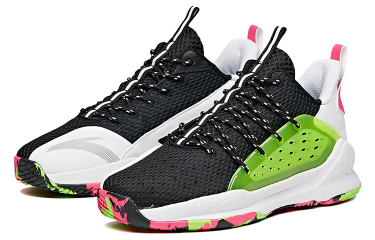 Коллекция баскетбольных кроссовок для баскетбола Мужские низкие черные/зеленые/белые Anta
Коллекция баскетбольных кроссовок для баскетбола Мужские низкие черные/зеленые/белые Anta