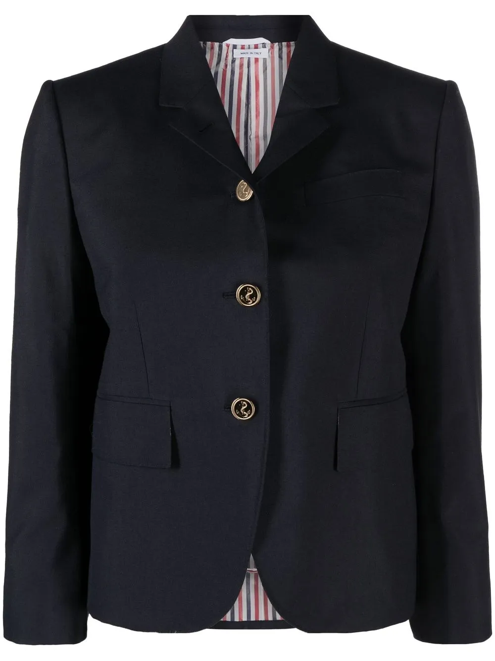 Укороченный блейзер THOM BROWNE, синий
Укороченный блейзер THOM BROWNE, синий