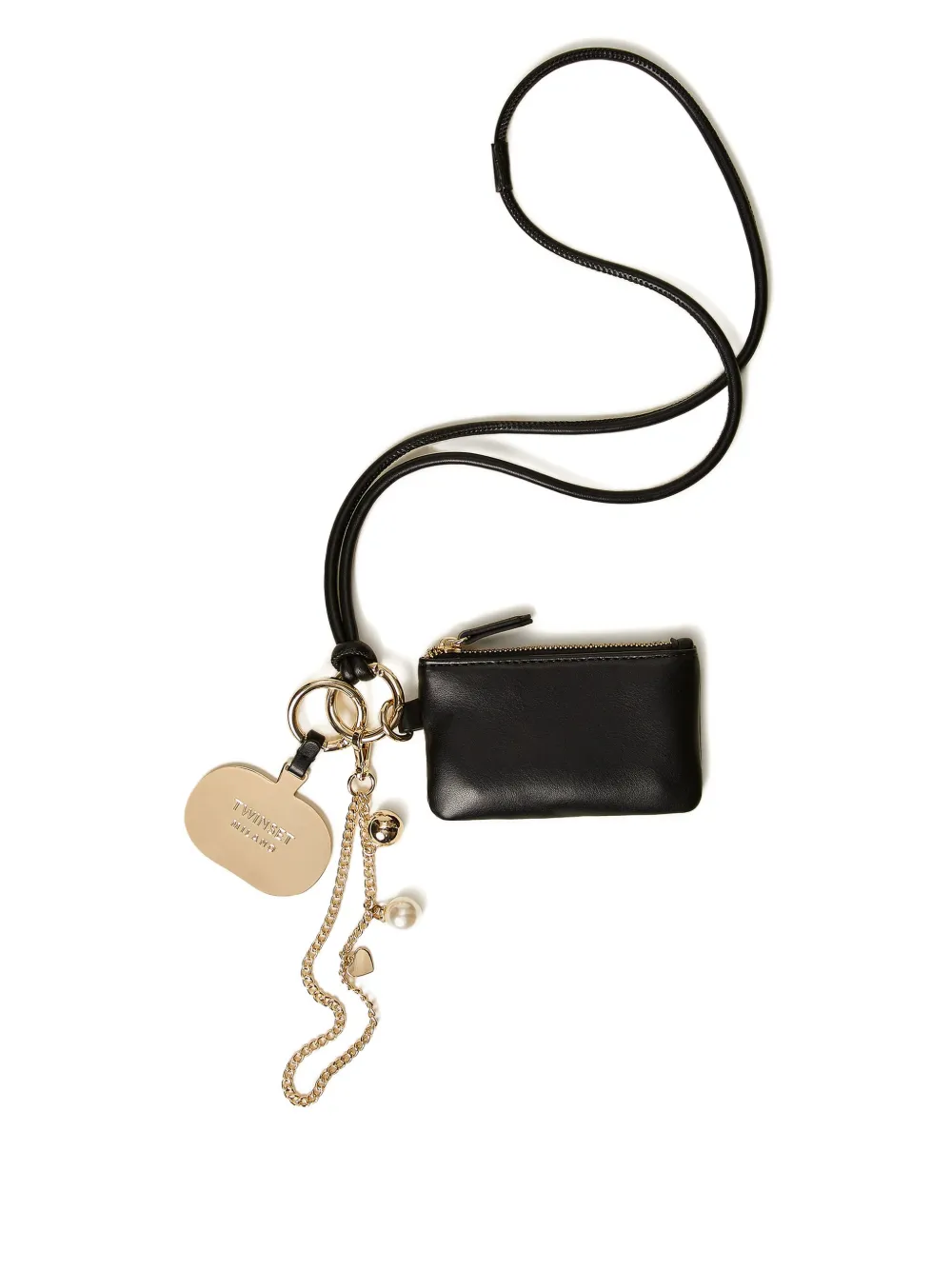 Кошелек для монет с подвеской Twinset, черный
Кошелек для монет с подвеской Twinset, черный