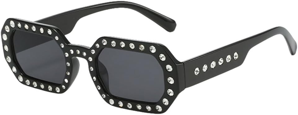 Уникальные солнцезащитные очки в форме многоугольника и прямоугольника для женщин, винтажные, прозрачные, с бриллиантовой отделкой, идеально подходят для вечеринок, путешествий и повседневной носки TYUVIVO, Black Gray
Уникальные солнцезащитные очки в форме многоугольника и прямоугольника для женщин, винтажные, прозрачные, с бриллиантовой отделкой, идеально подходят для вечеринок, путешествий и повседневной носки TYUVIVO, Black Gray