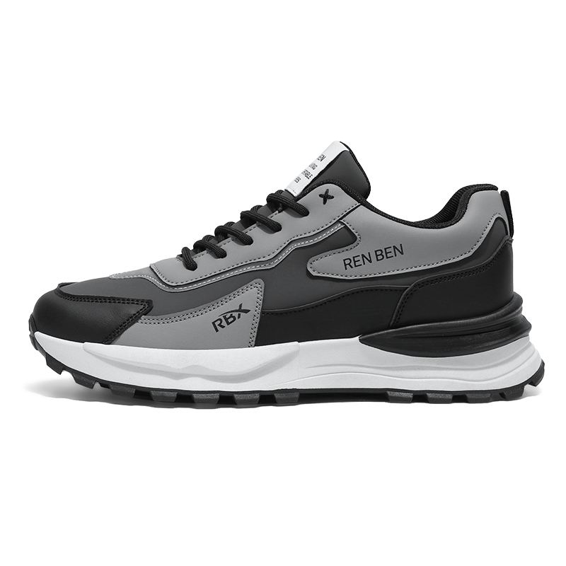 RENBEN Мужские серые повседневные низкие туфли с амортизацией и противоскользящей подошвой, цвет Gray
RENBEN Мужские серые повседневные низкие туфли с амортизацией и противоскользящей подошвой, цвет Gray
