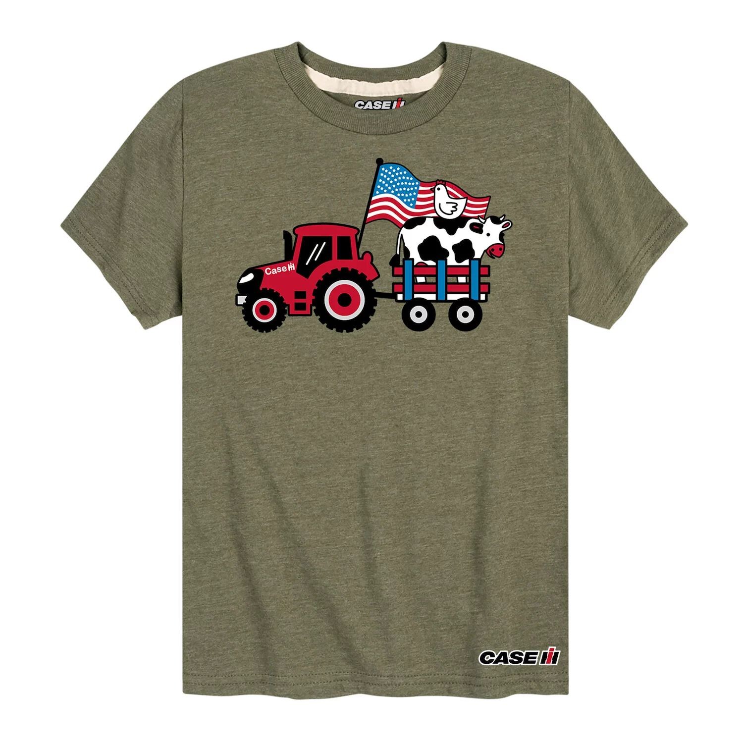 Футболка Case IH Americana Tractor Cow для мальчиков 8–20 лет с рисунком коровы Licensed Character
Футболка Case IH Americana Tractor Cow для мальчиков 8–20 лет с рисунком коровы Licensed Character