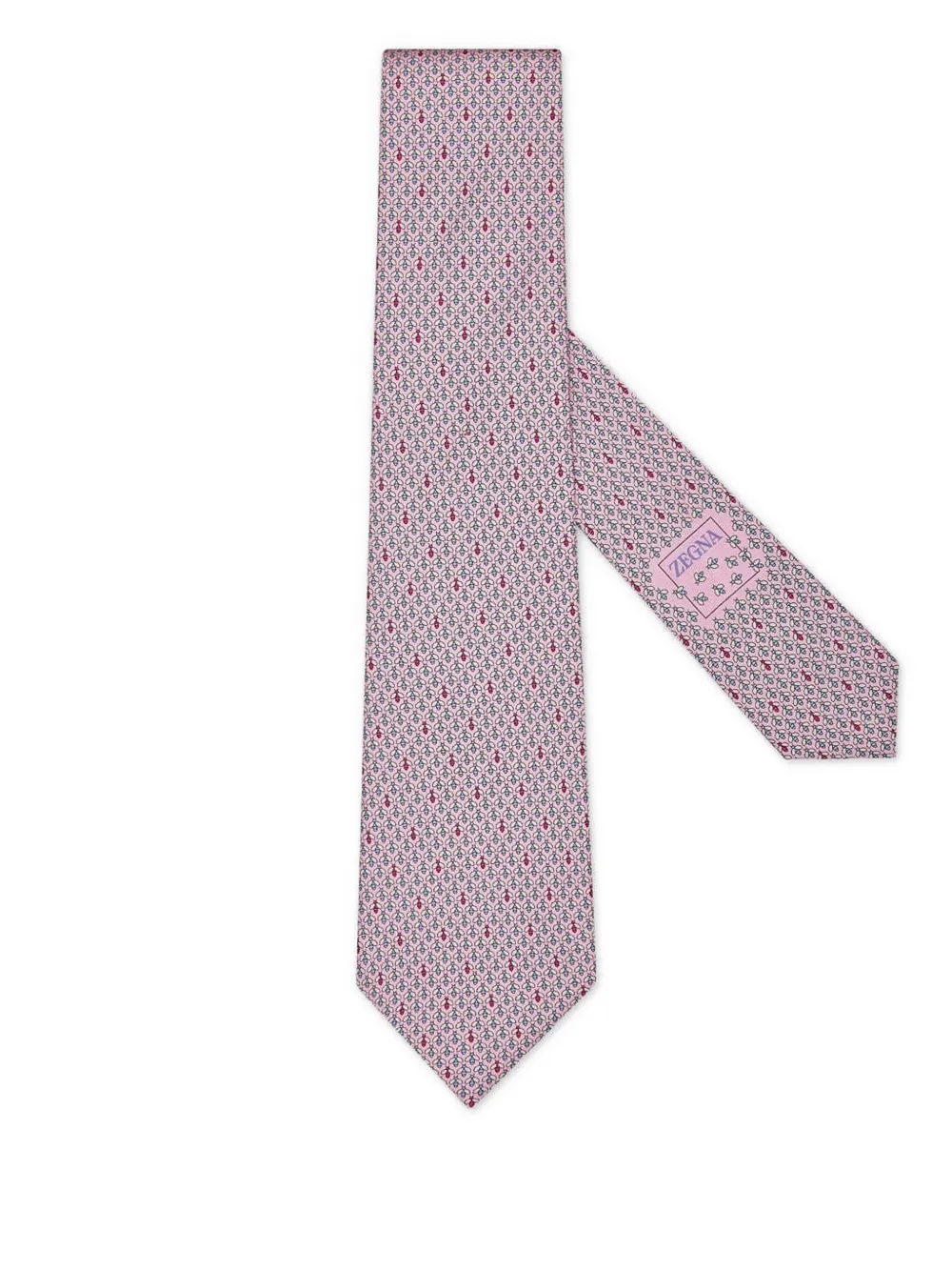 Шелковый галстук с пчелиным принтом Zegna, розовый
Шелковый галстук с пчелиным принтом Zegna, розовый