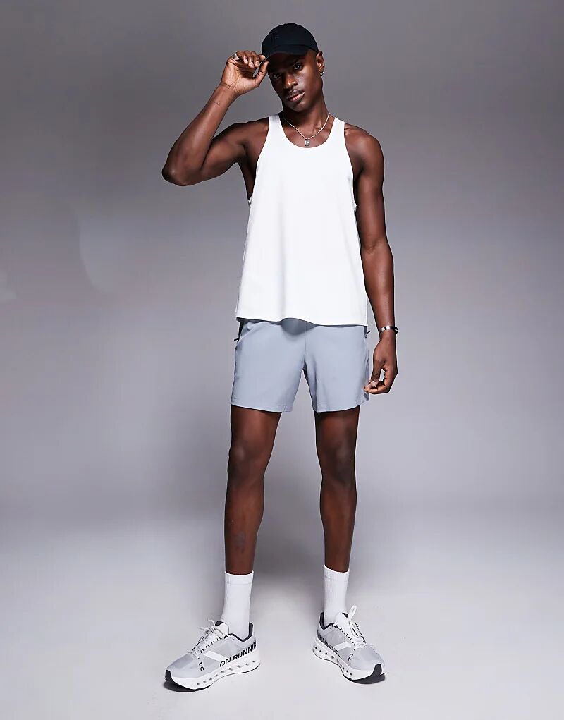 Майка-стрингер 4505 Performance Quick Dry белого цвета 
Майка-стрингер 4505 Performance Quick Dry белого цвета