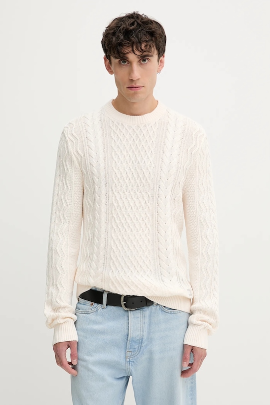 Хлопковый свитер Tommy Jeans, бежевый
Хлопковый свитер Tommy Jeans, бежевый