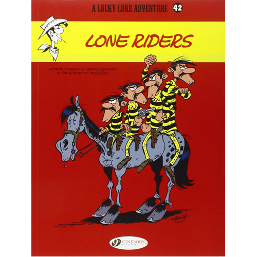 Книга Lucky Luke Vol. 42 Lone Riders (Paperback)
Книга Lucky Luke Vol. 42 Lone Riders (Paperback)