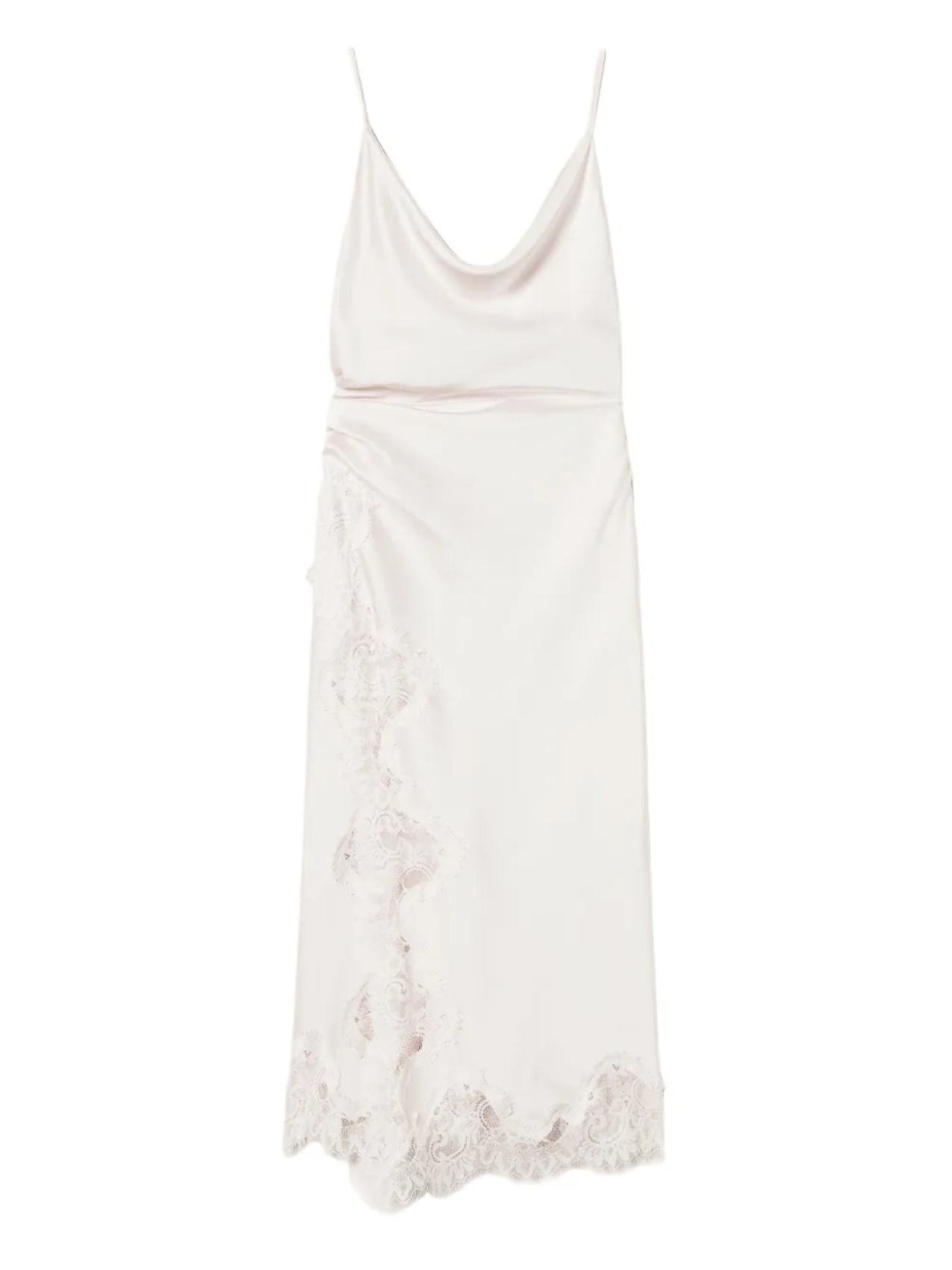 Платье-комбинация из атласа с кружевной отделкой TWINSET, белый
Платье-комбинация из атласа с кружевной отделкой TWINSET, белый