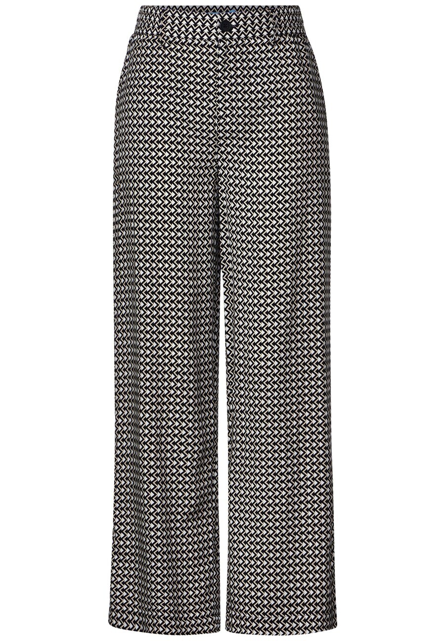Брюки STREET ONE Wide leg Pants, бежевый/черный 
Брюки STREET ONE Wide leg Pants, бежевый/черный