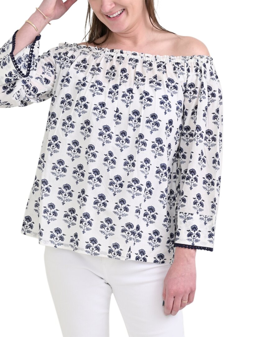 Топ с открытыми плечами цвета граната Pomegranate, синий
Топ с открытыми плечами цвета граната Pomegranate, синий